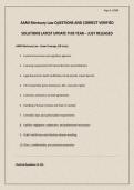 AAMI Mortuary Law QUESTIONS AND CORRECT VERIFIED SOLUTIONS LATEST UPDATE THIS YEAR &ndash; JUST RELEASED