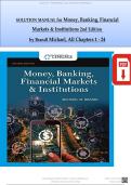 TEST BANK For Money&comma; Banking&comma; Financial Markets & Institutions 2nd Edition By Michael Brandl&period; Latest Update Graded A&plus;