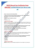 Vertex form&colon; WOCN Wound Care Certification Exam 2026&sol;2027 Certified Wound Care Nurse study set
