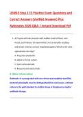 USMLE Step 2 CS Practice Exam Questions and  Correct Answers &lpar;Verified Answers&rpar; Plus  Rationales 2026 Q&A &vert; Instant Download Pdf