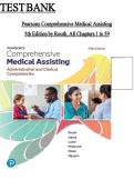 Test Bank for Pearson's Comprehensive Medical Assisting &lpar;5th Edition&rpar; by Routh