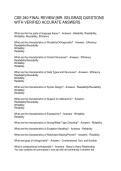 CSE 240 FINAL REVIEW -MR&period; SELGRAD- QUESTIONS WITH VERIFIED ACCURATE ANSWERS