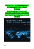 Michael Geringer&rsquo;s International Business 3rd Edition &vert; Full Modules 1&ndash;15 Test Bank &ndash; Complete Chapter-by-Chapter Learning &semi; Comprehensive Exam Prep with Detailed Verified Answers