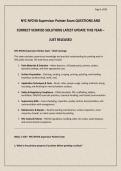 NYC NYCHA Supervisor Painter Exam QUESTIONS AND CORRECT VERIFIED SOLUTIONS LATEST UPDATE THIS YEAR &ndash; JUST RELEASED