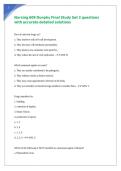 Nursing 609 Dunphy Final Study Set 2 questions with accurate detailed solutions