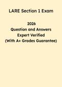 LARE Section 1 Exam Study Guide 2026 &vert; Landscape Architecture Questions & Answers PDF