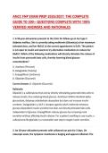ANCC FNP EXAM PREP 2026&sol;2027&colon; THE COMPLETE GUIDE TO 300&plus; QUESTIONS COMPLETE WITH 100&percnt; VERIFIED ANSWERS AND RATIONALES 