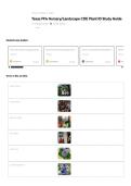 Texas FFA Nursery & Landscape CDE Plant ID Study Guide 2026 &vert; Questions & Answers PDF