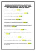 RESIDENTIAL CONTRACTOR&rsquo;S LICENSE EXAM &ndash; REAL STATE EXAM QUESTIONS & VERIFIED ANSWERS &ndash; PASS FIRST ATTEMPT GUARAN-TEED &ndash; INSTANT DOWNLOAD- NEWEST 2026 UPDATE&excl;&excl;&excl;&excl;&excl;