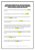 CONTRACTOR&rsquo;S BUSINESS AND LAW &ndash; REAL STATE EXAM QUESTIONS & VERIFIED ANSWERS &ndash; PASS FIRST ATTEMPT GUARANTEED &ndash; INSTANT DOWNLOAD- NEWEST 2026 UPDATE&excl;&excl;&excl;&excl;&excl;