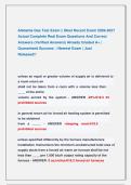 Alabama Gas Test Exam &vert;&vert; Most Recent Exam 2026-2027  Actual Complete Real Exam Questions And Correct  Answers &lpar;Verified Answers&rpar; Already Graded A&plus; &vert;  Guaranteed Success  &vert; Newest Exam &vert; Just                 Released&excl;&excl;