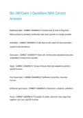 Bio 348 Exam 1 Questions With Correct Answers