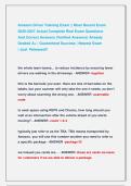Amazon Driver Training Exams &vert;&vert; Most Recent Exams 2026-2027 
