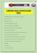 VIRGINIA REAL ESTATE EXAM 2026