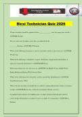 Bicsi Technician Quiz 2026