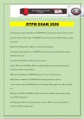 RTPM EXAM 2026