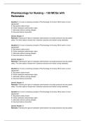 Pharmacology&lowbar;150&lowbar;MCQs&lowbar;with&lowbar;Rationales