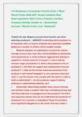C16 Business of Insurance Practice Exam &vert;&vert; Most  Recent Exam 2026-2027 Actual Complete Real                        Exam Questions And Correct Answers &lpar;Verified  Answers&rpar; Already Graded A&plus; &vert; Guaranteed                   Success &vert; Newest Exam&vert; Just  Release