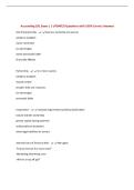 Accounting 201 Exam 1 &vert; UPDATED Questions with 100&percnt; Correct Answers
