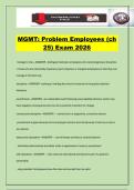 MGMT&colon; Problem Employees &lpar;ch 25&rpar; Exam 2026