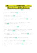 TM A school test &num;3 UPDATED ACTUAL   Questions and CORRECT Answers  