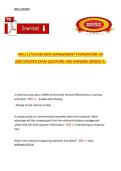 WGU C175&sol;D426 DATA MANAGEMENT FOUNDATIONS OA 2025 UPDATED EXAM QUESTIONS AND ANSWERS GRADED A&plus;