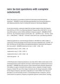 nerc ba test questions with complete solutions