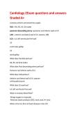 Cardiology & vascular system Questions and answers