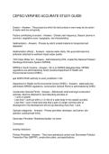 CEPSCI VERIFIED ACCURATE STUDY GUIDE
