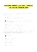 NAHQ CPHQ GERIATRIC STUDY GUIDE &ndash; COMPLETE 173 QUESTIONS & ANSWERS &lpar;2026
