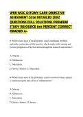 WEB WOC OSTOMY CARE OBJECTIVE ASSESSMENT 2026 DETAILED QUIZ QUESTIONS FULL SOLUTIONS PREMIUM STUDY RESOURCE 100 PERCENT CORRECT GRADED A&plus;