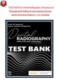 Test Bank For Dental Radiography Principles And Techniques&comma;&lpar; 6th Edition 2026&rpar;&comma; By Joen Iannucci &comma;Laura Howerton&vert;&vert;ALL CHAPTERS INCLUDED&vert;&vert;CORRECT ANSWERS WITH RATIONALES