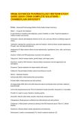 NR566 ADVANCED PHARMACOLOGY MIDTERM STUDY  GUIDE QUICK CRAM COMPLETE SOLUTIONS ~  CHAMBERLAIN UNIVERSITY
