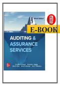 Auditing & Assurance Services &lpar;9th Edition&comma; 2024 &ndash; Louwers et al&period;&rpar; &vert; Complete eBook PDF