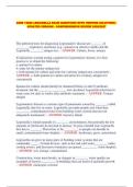 ASSE 12080 LEGIONELLA EXAM QUESTIONS WITH VERIFIED SOLUTIONS - UPDATED VERSION - COMPREHENSIVE REVIEW 2026&sol;2027