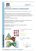 Resumen completo de electricidad domiciliaria con conceptos y ejemplos