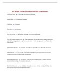 AIC 30 Exam &vert; UPDATED Questions with 100&percnt; Correct Answers