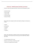 AIC 303 Exam &vert; UPDATED Questions with 100&percnt; Correct Answers