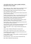 UGA MARK 3000 FINAL EXAM LOOMER VERIFIED ACCURATE STUDY GUIDE