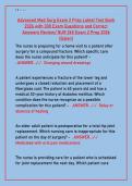 2025&sol;2026 Advanced Med Surg Exam 2 Practice Test &vert; 300 Questions with Correct Answers for Nursing Students & NCLEX Prep