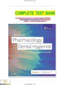 Test Bank for Applied Pharmacology for the Dental Hygienist &lpar;8th Edition&rpar; &mdash; Elena Bablenis Haveles