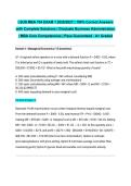 LSUS MBA 704 EXAM 1 2026&sol;2027 &vert; 100&percnt; Correct Answers with Complete Solutions &vert; Graduate Business Administration &vert; MBA Core Competencies &vert; Pass Guaranteed - A&plus; Graded
