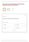 PSY 110 TEST 3 EXAM REVIEW &vert; QUESTIONS AND ANSWERS &vert; RATED 100&percnt; CORRECT&period;
