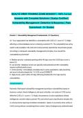 QUALYS VMDR TRAINING EXAM 2026&sol;2027 &vert; 100&percnt; Correct Answers with Complete Solutions &vert; Qualys Certified &vert; Vulnerability Management &vert; Detection & Response &vert; Pass Guaranteed - A&plus; Graded