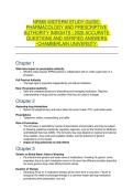 NR565 MIDTERM STUDY GUIDE&colon;  PHARMACOLOGY AND PRESCRIPTIVE  AUTHORITY INSIGHTS &vert; 2026 ACCURATE  QUESTIONS AND VERIFIED ANSWERS  ~CHAMBERLAIN UNIVERSITY&period; 