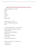 ANSI&sol;ISA 62443 Test &vert; UPDATED Questions with 100&percnt; Correct Answers