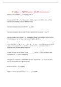 AS 411 Exam 1 &vert; UPDATED Questions with 100&percnt; Correct Answers