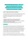 NR507-NP MIDTERM EXAM 2026&sol;2027 &vert; 100&percnt; Correct Answers with Complete Solutions &vert; Advanced Pathophysiology &vert; Chamberlain University &vert; Nurse Practitioner &vert; Pass Guaranteed - A&plus; Graded