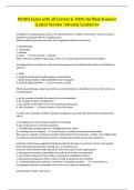 NCIDQ Exam with all Correct & 100&percnt; Verified Answers &vert;Latest Version &vert;Already Graded A&plus;