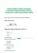 Shadow Health Complex Assessment&vert; Generalized Weakness Patient&colon; Minerva Garcia&vert;Latest Update with complete solution
